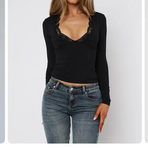 White Fox Boutique Knew That All Along Long Sleeve NWOT